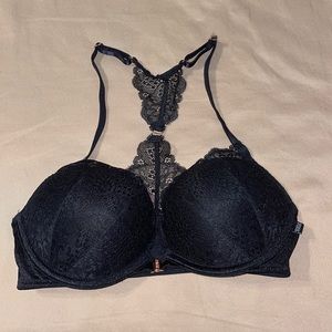 PINK lace racerback push-up bra
